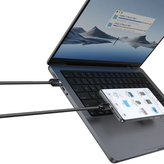 Кабел Self-Winding Series – Mcdodo (CA-5650) – USB-A → USB-C, 6A, 1.2m – Черен