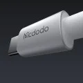 Кабел за данни – Mcdodo (CA-6942) – със светлина при зареждане, USB-C → Lightning, прозрачен кабел, 36W, 1.2m – Бял