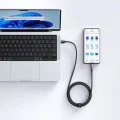 Кабел за данни – Mcdodo (CA-8180) – с 7 цветни светлини, USB-A → USB-C, 6A, 1.2m – Черен