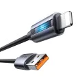 Кабел за данни – Mcdodo (CA-5660) – с дишаща светлина, USB-A → Lightning, 3A, 1.2m – Черен
