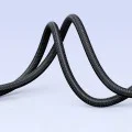Кабел за данни – Mcdodo (CA-5710) – с дишаща светлина, USB-C → Lightning, 36W, 3A, 1.2m – Черен