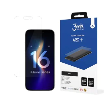 Протектор за iPhone 16 Pro - 3mk - ARC+ защитно фолио - Прозрачен