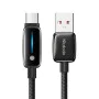 Кабел за данни – Mcdodo (CA-0020) – Auto Brightness, USB-A → USB-C, 6A, 1.2m – Черен
