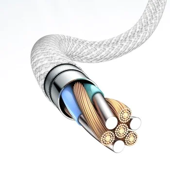 Кабел за данни – Mcdodo (CA-5690) – USB-C → USB-C, PD бързо зареждане, 3A, 60W, 480Mbps, 1m – Бял