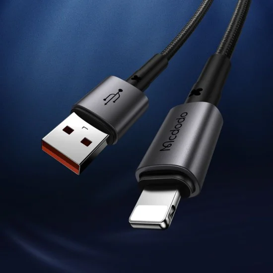 Кабел за данни – Mcdodo (CA-3580) – Lightning → USB-A, 3A, 1.2m – Черен
