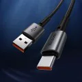 Кабел за данни – Mcdodo (CA-3590) – Type-C → USB-A, PD бързо зареждане, 3A, 100W, 1.2m – Черен