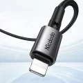 Кабел за данни – Mcdodo (CA-2850) – Type-C → Lightning, PD бързо зареждане, 3A, 36W, 1.2m – Черен