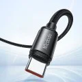 Кабел за данни – Mcdodo (CA-3680) – Type-C → Type-C, бързо зареждане, 5A, 240W, 1.2m – Черен