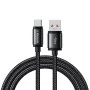 Кабел за данни – Mcdodo (CA-4730) – USB-A → Type-C, бързо зареждане, 6A, 120W, LED индикатор, 1.5m – Черен
