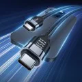 Кабел за данни – Mcdodo (CA-7132) – USB-C → USB-C, 100W, 10Gb/s, 4K@60Hz, 5A, 1.2m – Черен