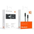 Кабел за данни – Mcdodo (CA-7132) – USB-C → USB-C, 100W, 10Gb/s, 4K@60Hz, 5A, 1.2m – Черен