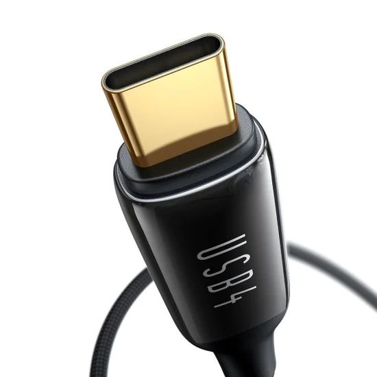 Кабел за данни – Mcdodo (CA-2990) – Type-C → Type-C, 240W, Thunderbolt 3, 40Gb/s, 8K Ultra HD, 1.2m – Черен