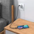 Кабел за данни – Mcdodo (CA-1060) – USB 2.0 → Lightning, цифров дисплей, найлон оплетка, алуминий, 3A, 1.2m – Черен