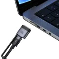 Кабел 2-в-1 – Mcdodo (CA-0140) – USB-C → USB-C + MagSafe 3, 240W, LED, 2m – Черен