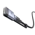 Кабел 2-в-1 – Mcdodo (CA-0140) – USB-C → USB-C + MagSafe 3, 240W, LED, 2m – Черен