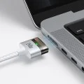 Магнитен кабел – Mcdodo (CA-2071) – USB-C → MagSafe 3, 140W, LED, 2m – Бял