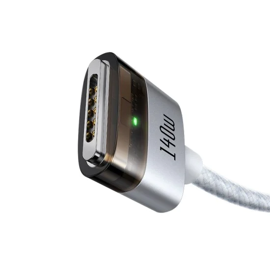 Магнитен кабел – Mcdodo (CA-2071) – USB-C → MagSafe 3, 140W, LED, 2m – Бял