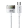 Магнитен кабел – Mcdodo (CA-2071) – USB-C → MagSafe 3, 140W, LED, 2m – Бял
