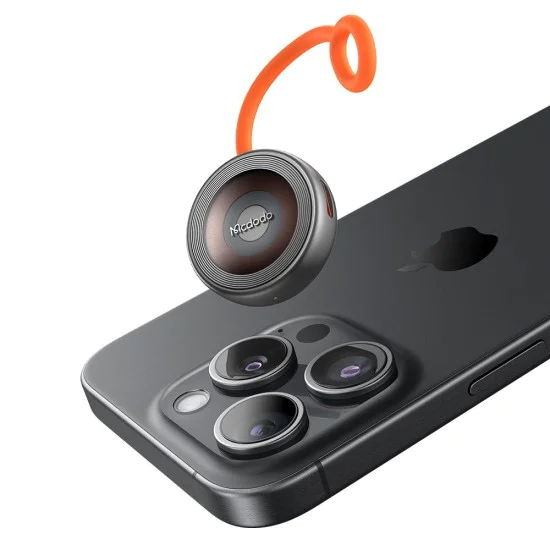 Безжично зарядно – Mcdodo (CH-6840) – за Apple Watch, двоен вход, 2.5W, силиконова връзка против изгубване – Черен