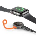 Безжично зарядно – Mcdodo (CH-6840) – за Apple Watch, двоен вход, 2.5W, силиконова връзка против изгубване – Черен