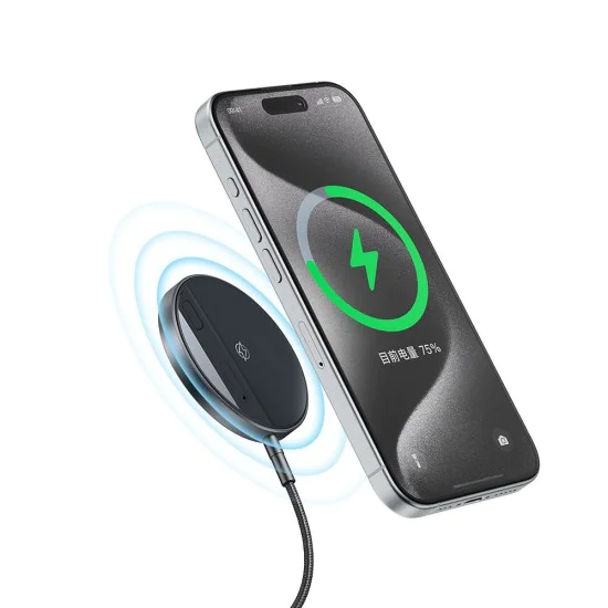 Безжично зарядно – Mcdodo (CH-5490) – магнитно, за iPhone, 15W, 1m – Черен