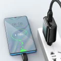 Стенен адаптер Chocolate Series – Mcdodo (CH-7170) – USB-C/A, 20W, цифров дисплей, PD + QC – Черен