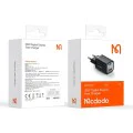 Стенен адаптер Graphite Series – Mcdodo (CH-1701) – USB-A, USB-C, 33W, бързо зареждане, цифров дисплей – Черен
