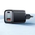Стенен адаптер Graphite Series – Mcdodo (CH-1701) – USB-A, USB-C, 33W, бързо зареждане, цифров дисплей – Черен