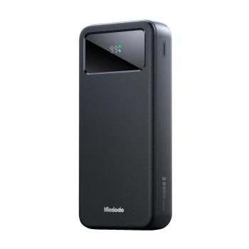 Външна батерия (MC-4230) - Mcdodo - Type-C + 2x USB-A, 20000mAh, 22.5W, LED дисплей - Черно
