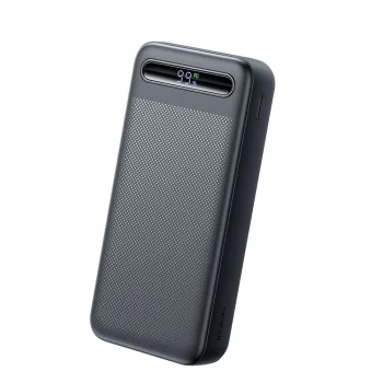 Външна батерия Star Series (MC-3891) - Mcdodo - USB-C + 2x USB, 20000mAh, 22.5W, дисплей - Черно