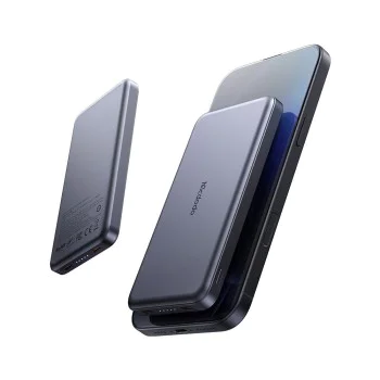 Магнитна външна батерия Meta Series (MC-3781) - Mcdodo - 10000mAh, 20W, ултратънък дизайн - Черно