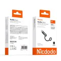 Адаптер Pigeon Series (OT-0180) със силиконова каишка - Mcdodo - Lightning към USB-C, 60W, LED дисплей - Черно
