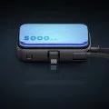 Mcdodo - Power Bank FreeKit Series (MC-7760) - с вграден кабел и конектор USB-C, 5000mAh, 22.5W - Черен