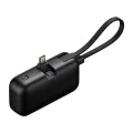 Mcdodo - Power Bank FreeKit Series (MC-7760) - с вграден кабел и конектор USB-C, 5000mAh, 22.5W - Черен