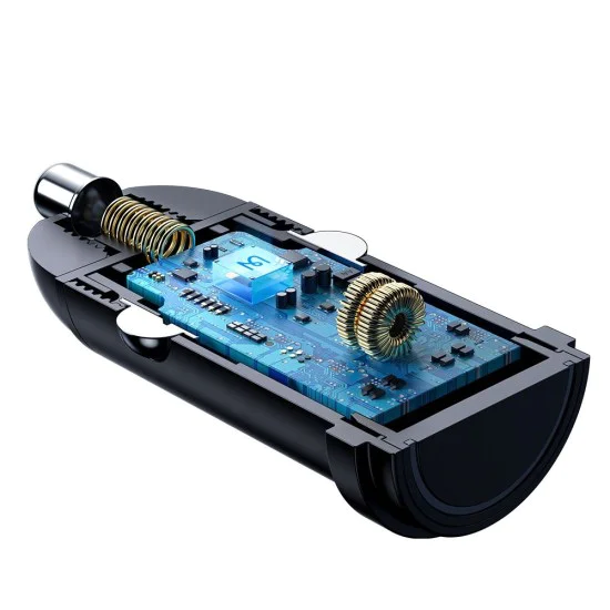 Зарядно за автомобил – Mcdodo Obsidian Series (CC-7491) – Type-C, PD30W, Smart IC, 1.2m – Черен