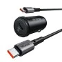 Зарядно за автомобил – Mcdodo Obsidian Series (CC-7493) – включен Type-C кабел, PD30W, Smart IC, 1.2m – Черен