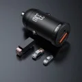 Зарядно за автомобил – Mcdodo Cool Series (CC-2320) – двоен порт, бързо зареждане 33W, мини размер – Черен