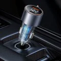 Зарядно за автомобил – Mcdodo Venus Series (CC-3690) – двоен порт, PD75W, дигитален дисплей, 12–24V – Черен