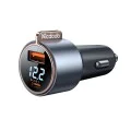 Зарядно за автомобил – Mcdodo Venus Series (CC-3690) – двоен порт, PD75W, дигитален дисплей, 12–24V – Черен