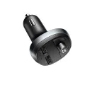 FM модулатор със зарядно за кола (CC-6880) - Mcdodo - 2x USB-A, LED дисплей, 2.1A - Черно