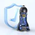 Зарядно за автомобил – Mcdodo (CC-5670) – двоен порт, 95W, бързо зареждане, LED дисплей – Черен