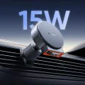 Стойка за кола с безжично зареждане (CH-3000) - Mcdodo - за вентилация, 15W, двойна намотка, прибиращ се кабел - Черно