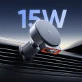 Стойка за кола с безжично зареждане (CH-0091) - Mcdodo - за вентилация, 15W, Qi2, с прибиращ се кабел - Пустинно злато