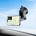 Автомобилен държач – Borofone (BH97 Ice) – магнитен, с вендуза, 360° – Черен/Сив