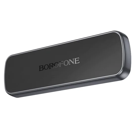 Автомобилен държач – Borofone (BH121) – магнитен, за табло, лепяща основа, 4.5–7 – Черен/Сив