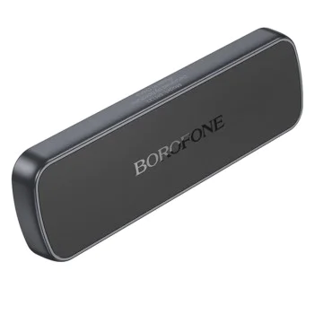 Автомобилен държач – Borofone (BH121) – магнитен, за табло, лепяща основа, 4.5–7" – Черен/Сив