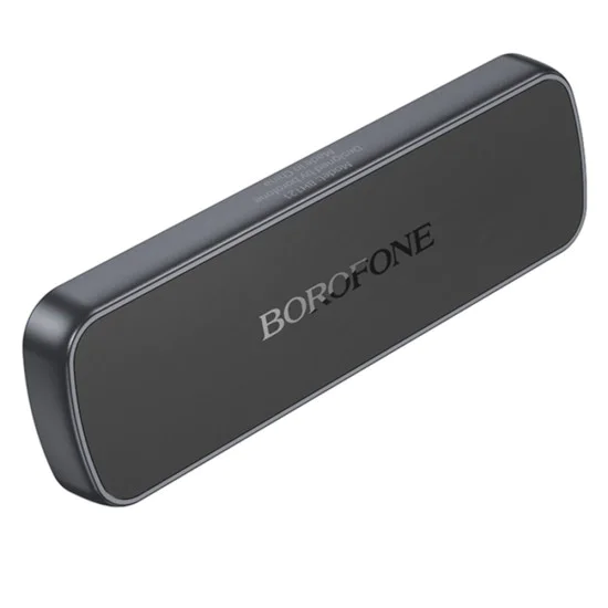 Автомобилен държач – Borofone (BH121) – магнитен, за табло, лепяща основа, 4.5–7 – Черен/Сив