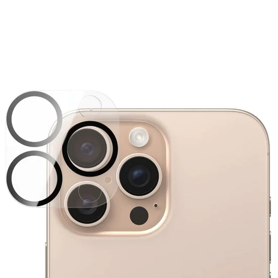 Протектор - Камера за iPhone 16 Pro / iPhone 16 Pro Max - PanzerGlass® - PicturePerfect протектор за обектив на камера - Прозрачен