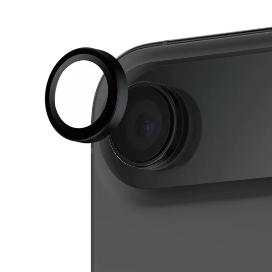 Протектор - Камера за iPhone 17 Air - PanzerGlass® - Hoops® Протектор за обектив на камера - Черен