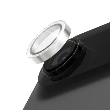 Протектор - Камера за iPhone 17 Air - PanzerGlass® - Hoops® протектор за обектив на камера - с брокат и сребрист цвят